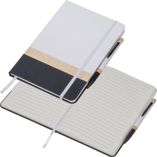 A5 Notizbuch mit Kugelschreiber AVA