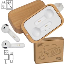 Bluetooth Kopfhörer in einer Bambusbox HAZEL – Bild 1
