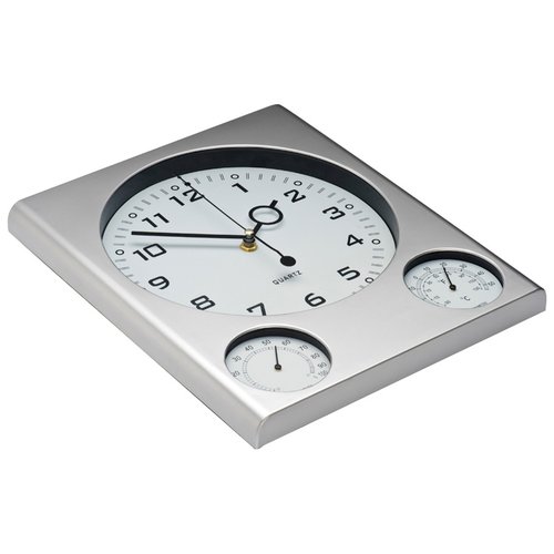Wanduhr mit Hygrometer und Thermometer