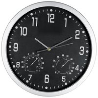Wanduhr mit Hygro  und Thermometer