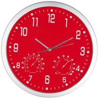 Wanduhr mit Hygro  und Thermometer