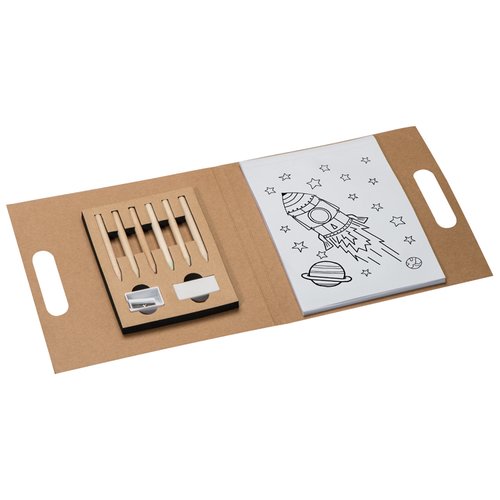 Malbuch in recyceltem Einband