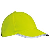 6 Panel Baseballcap für Kinder aus Polyester mit reflektierender Borte