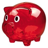 Transparentes Sparschwein