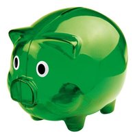 Transparentes Sparschwein