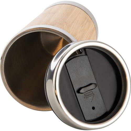 Edelstahlbecher mit Bambusummantelung, 400 ml CHRISTOPH