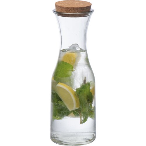 Glasflasche mit Korkdeckel