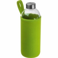 Trinkflasche aus Glas mit Neoprenüberzug, 1.000ml