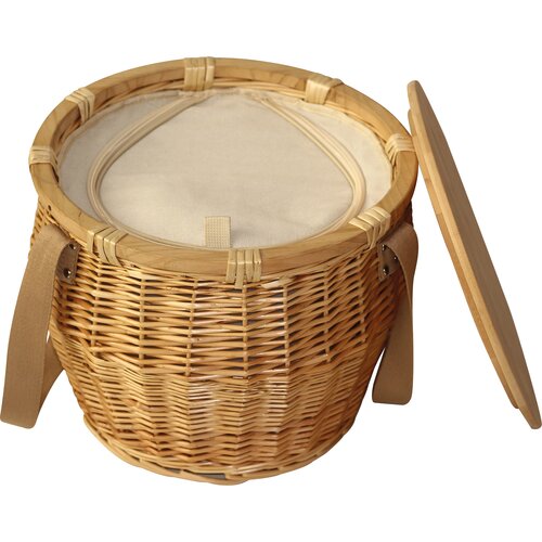 Mark Twain Picknickkorb aus Rattan