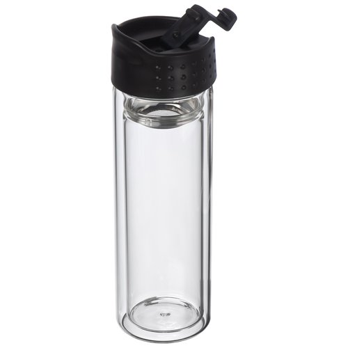 Borosilikat Glasflasche mit Teesieb, 400 ml