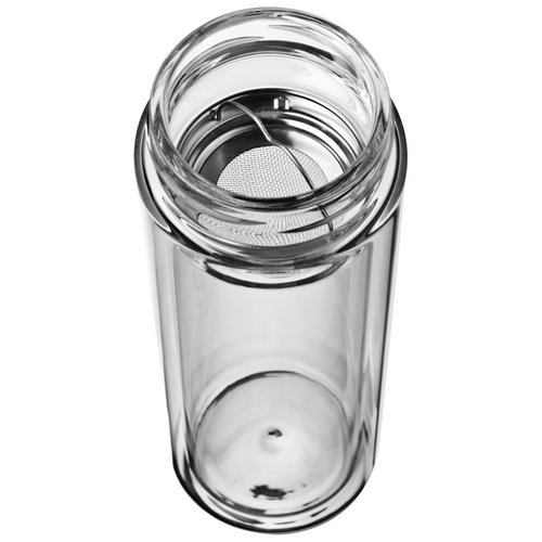 Borosilikat Glasflasche mit Teesieb, 400 ml