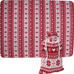 Weihnachtliche Kuscheldecke MARIANNE – Bild 1