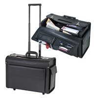 AktenPilotenkoffer Trolley aus Kunstleder