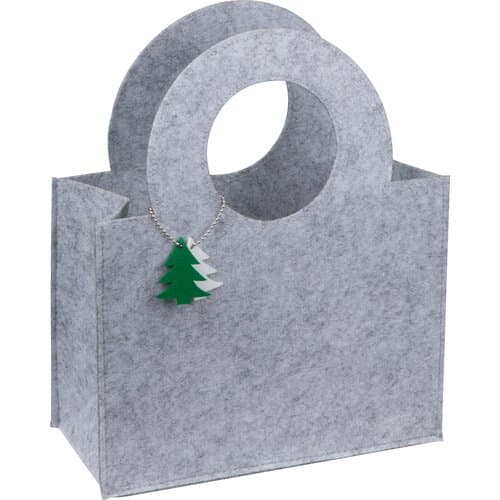 Tasche aus Filz mit Tannenbaumanhänger GENNARO