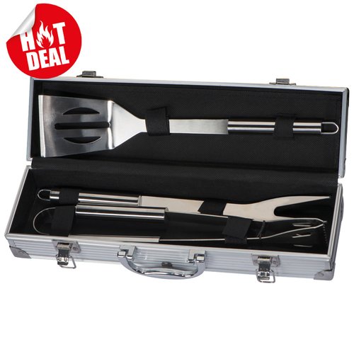 Grillkoffer aus Metall