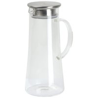 Glaskaraffe mit Edelstahldeckel 1350ml