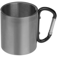 Tasse aus Metall mit Karabinerhaken, 200ml