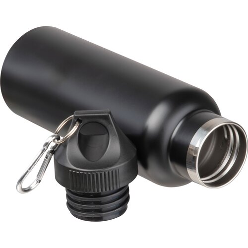 Vakuum Isolierflasche, matt, 750ml mit Karabiner