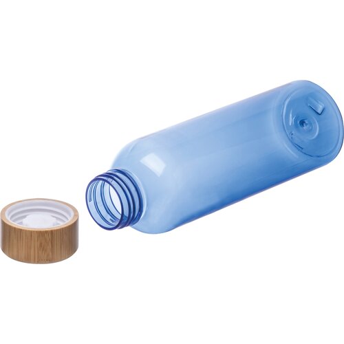 Trinkflasche aus PET mit Bambusdeckel, 500ml