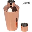 CrisMa Cocktailshaker mit Kupfer, 500ml DIETMAR