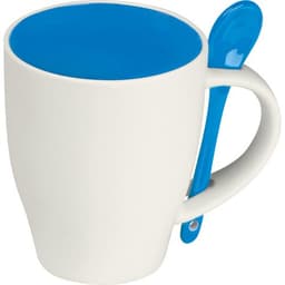 Tasse aus Porzellan mit Löffel, 250ml ARMANDO – Bild 1