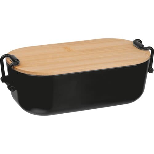 Lunchbox mit Bambusdeckel und Bügelverschluss JAVIER