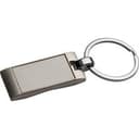 Metall Schlüsselanhänger, rechteckig mit gewellter Rückseite TIMOTHY