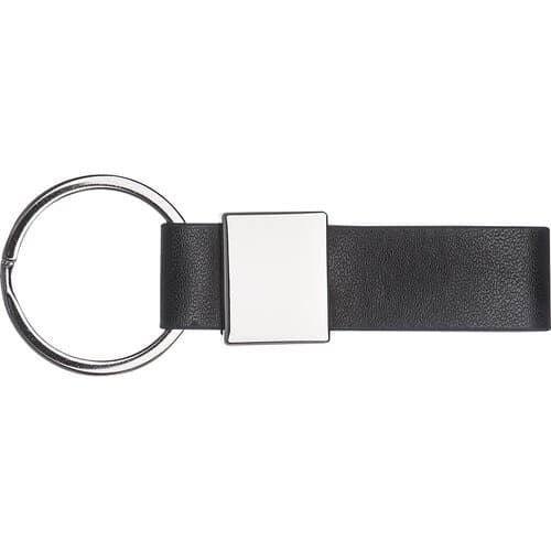 Schlüsselanhänger mit Kunstleder Bändchen REMO