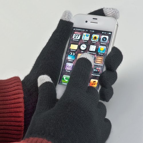 Handschuhe aus Acryl mit Touch-Spitzen
