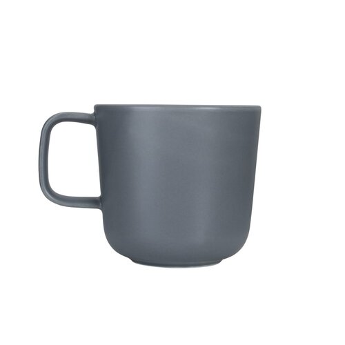 Form 730 Tasse Costa Verde mit Unterteller, schwarz/grau