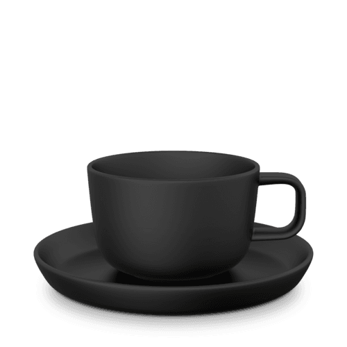 Form 731 Teetasse Costa Verde Collection, schwarz/grau