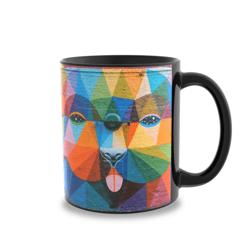 Form 791 Keramiktasse Sublimation schwarz