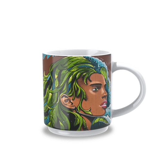 Form 796 Keramiktasse Sublimation weiss, stapelbar