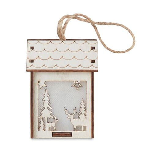 PONIA Anhänger Haus mit Licht        -40