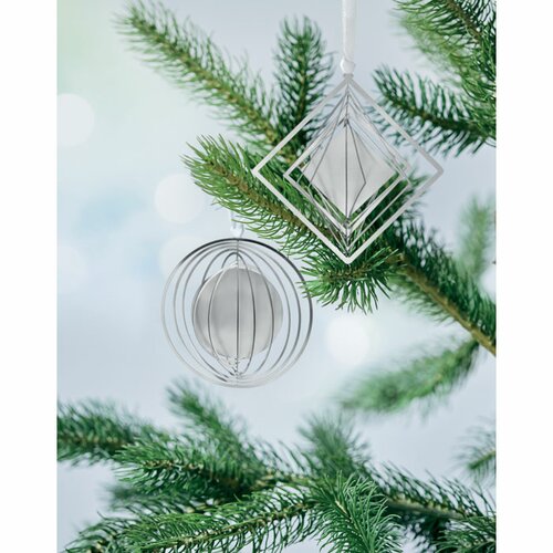 BUNO Ornament mit Band, rund