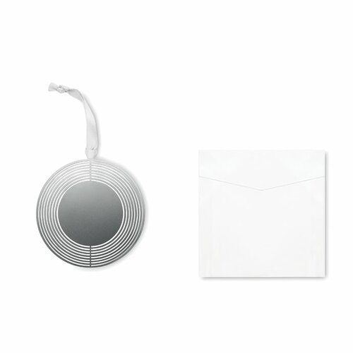 BUNO Ornament mit Band, rund