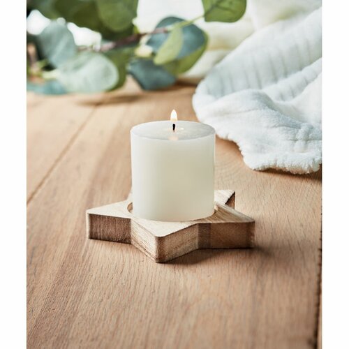 LOTUS Kerze mit Halter