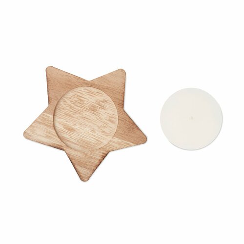 LOTUS Kerze mit Halter