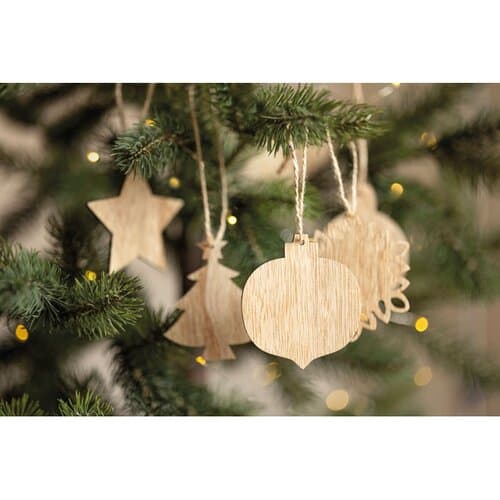 CHRISET Weihnachtsschmuck Holz