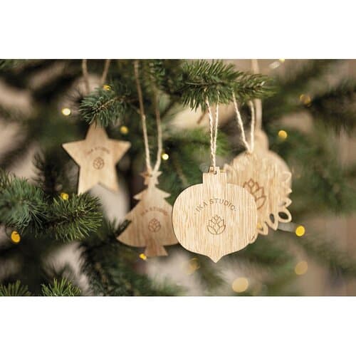 CHRISET Weihnachtsschmuck Holz