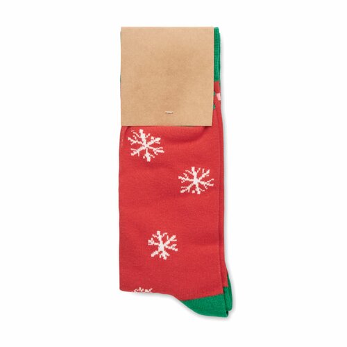 JOYFUL L Weihnachtssocken Gr. L