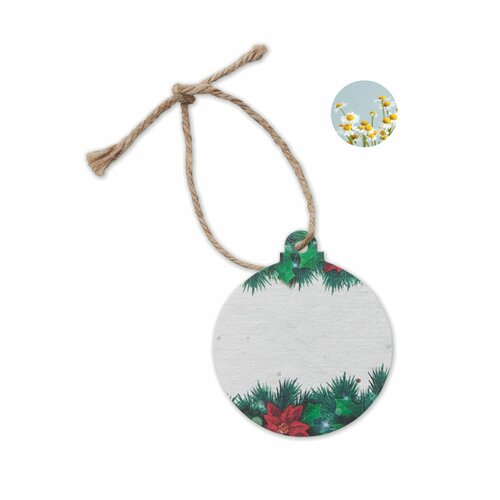 BAUSEED Weihnachtsschmuck Samenpapier
