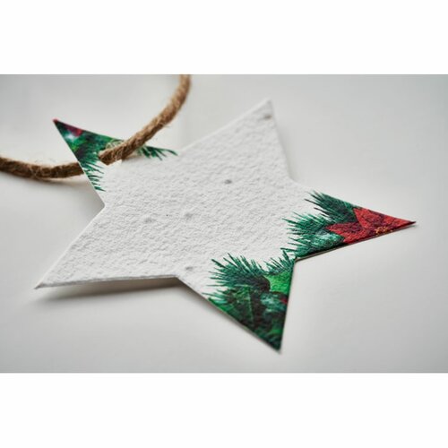 STARSEED Weihnachtsschmuck Samenpapier