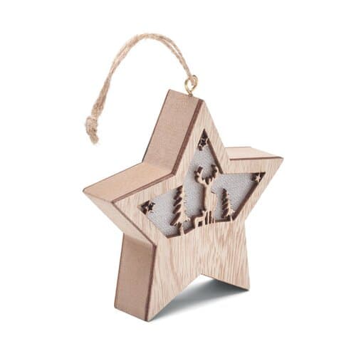 STARLIGHT MDF-Stern mit Licht