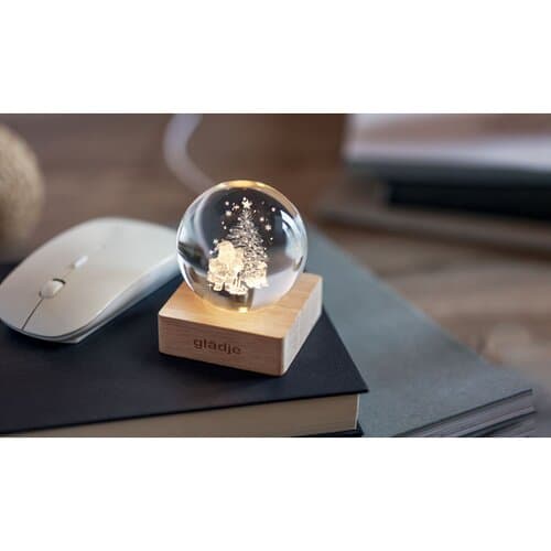 SANTA LIGHT LED-Weihnachtskugel