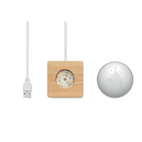 SANTA LIGHT LED-Weihnachtskugel