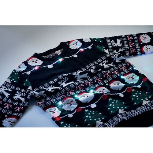 SHAMIS LARGE Weihnachts-LED-Pullover L/XL
