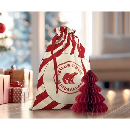 LAUKKU Beutel mit Kordelzug Xmas