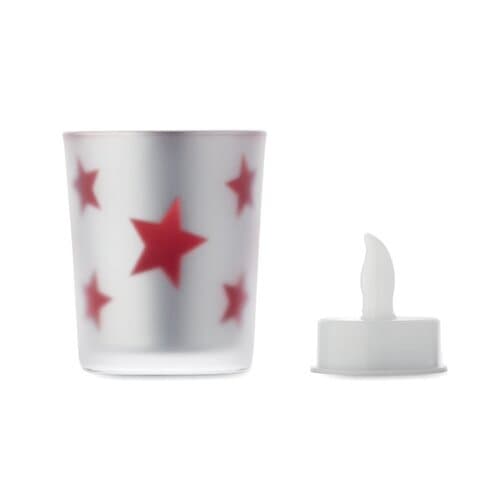 LANDLE LED-Teelicht im Glashalter