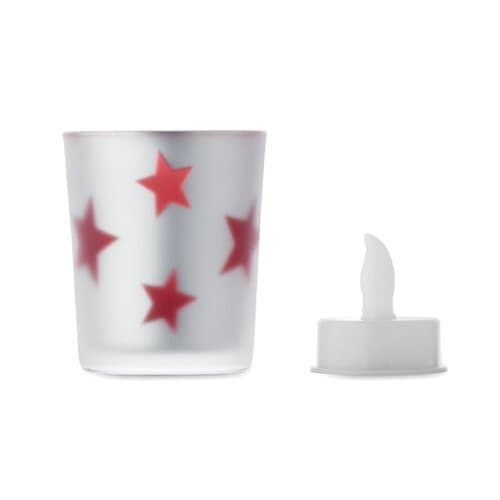 LANDLE LED-Teelicht im Glashalter